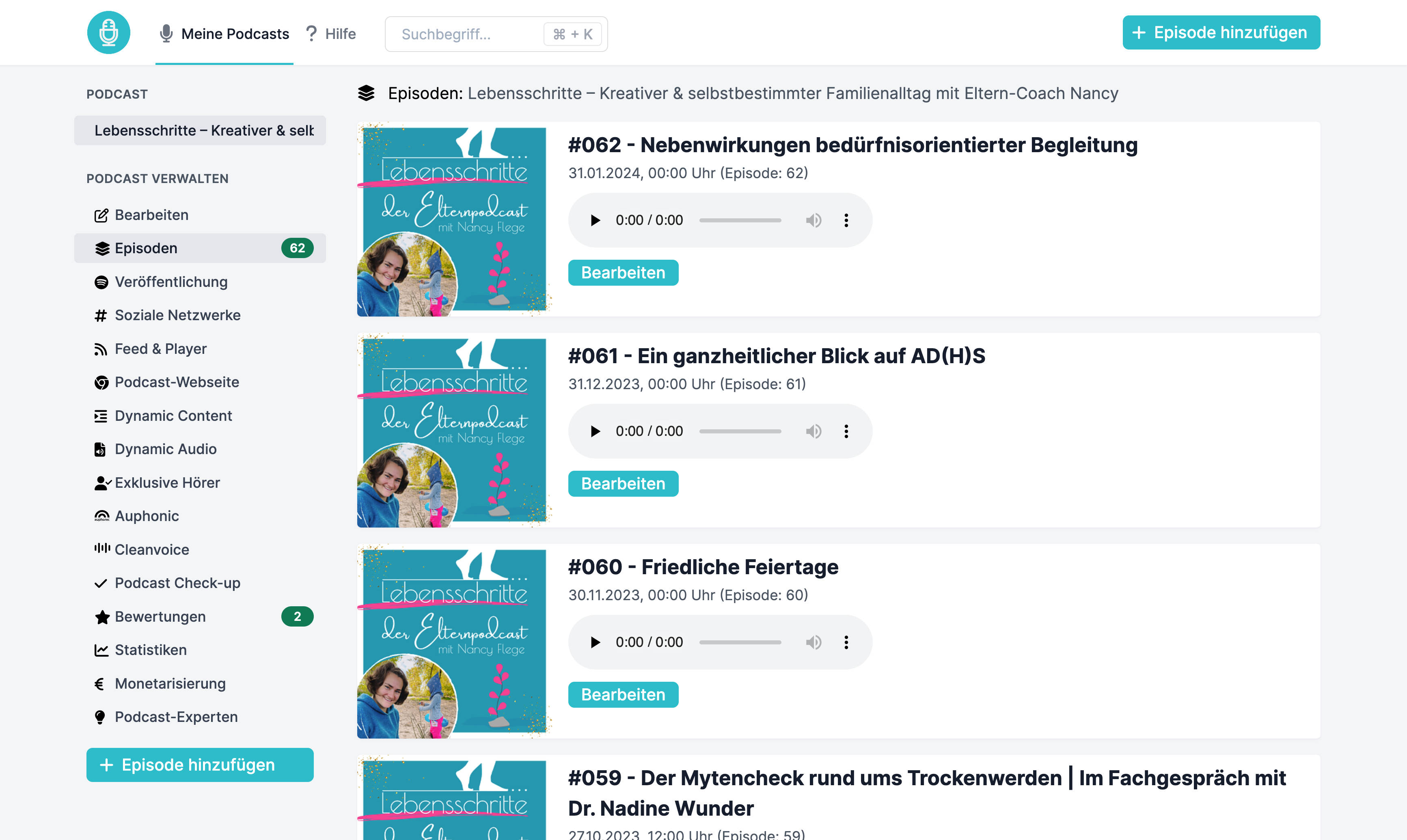 Dein freundlicher Podcast-Hoster für Spotify & Co. | LetsCast.fm